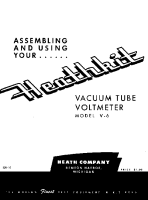 Heathkit V-6-VT-AC-voltmeter - Manual - Schematics 